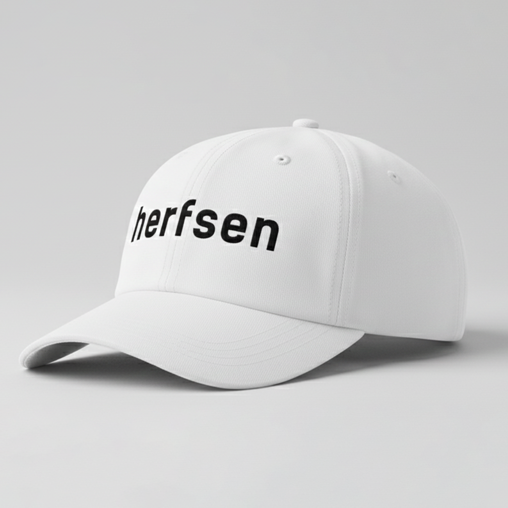 Baseball Hat Herfsen Logo 2.0 White